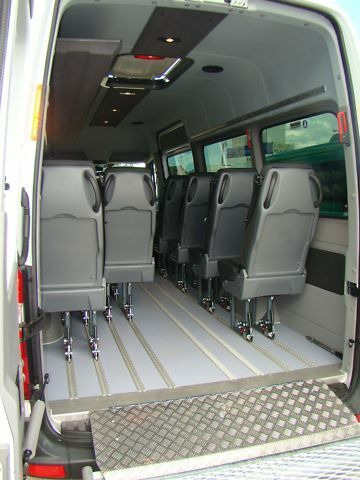 New Minibus, Passenger van Mercedes-Benz - Cuby -316 CDI Sprinter mit el. Rollstuhlrampe: picture 2