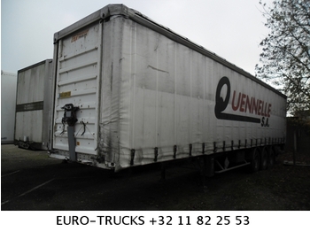 Curtainsider semi-trailer General Trailer 3-Achsen mit LADEBORDWAND: picture 1