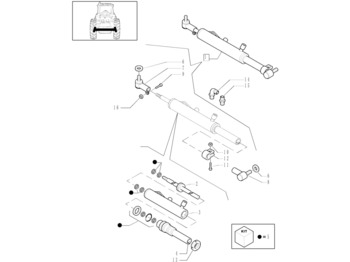 Hydraulic cylinder NEW HOLLAND