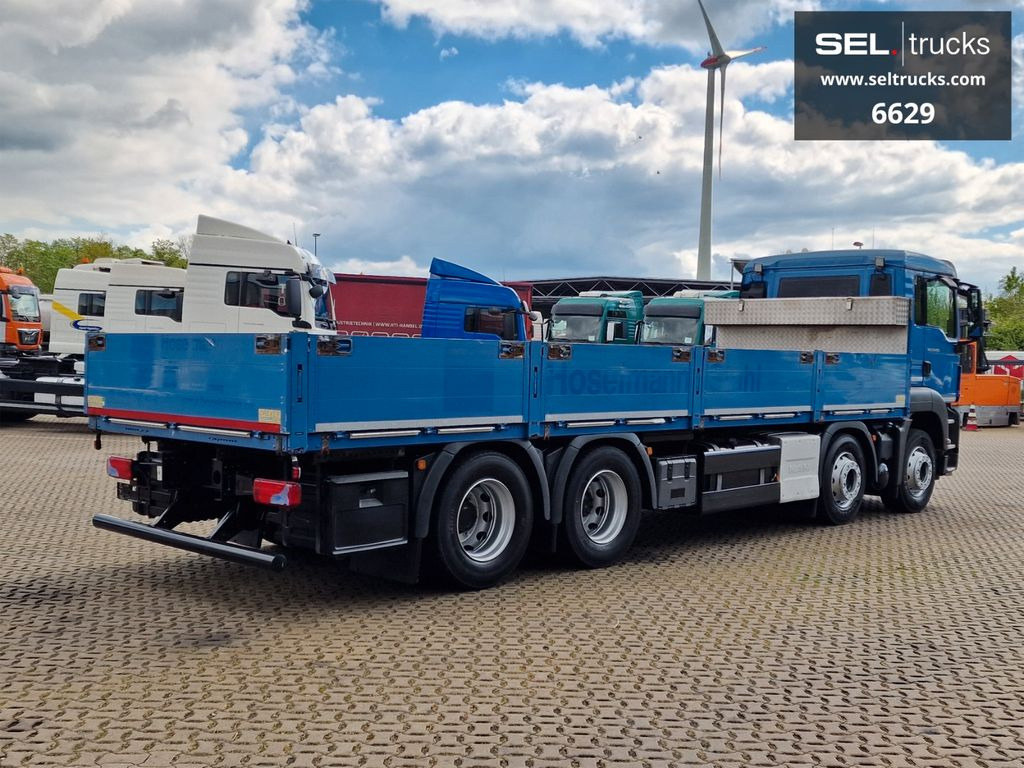 Dropside/ Flatbed truck MAN TGS 35.400 8x2-4 BL / Lenk-Liftachse: picture 5