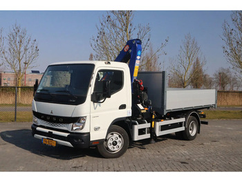 Tipper, Crane truck FUSO Canter 7C18 | 4X2 | 3-WAY TIPPER | PM 6.5 KRAN /CRANE: picture 3