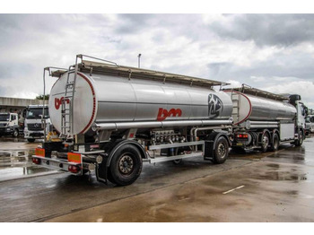 Tank truck Mercedes ACTROS 2544-MP3+MAGYAR INOX18.200L+17.700L/2X6COMP: picture 3