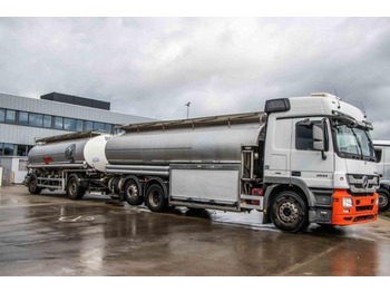 Tank truck Mercedes ACTROS 2544-MP3+MAGYAR INOX18.200L+17.700L/2X6COMP: picture 2