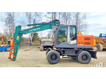 Wheel excavator HITACHI ZX140W-3