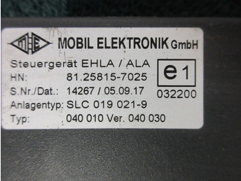 Electrical system for Truck MAN 81.25815-7025 STEUERGERAT MAN 18.500 TGS 6X2 GESTUURD EURO 6: picture 5