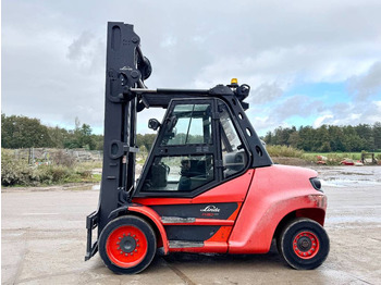 Diesel forklift Linde H80D-03 - Triplex / German Machine: picture 3