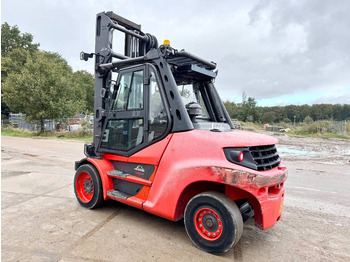 Diesel forklift Linde H80D-03 - Triplex / German Machine: picture 4