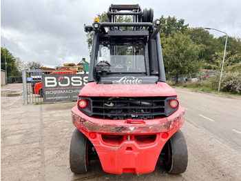 Diesel forklift Linde H80D-03 - Triplex / German Machine: picture 5