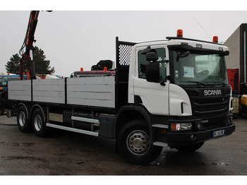 Crane truck Scania P410 + atlas 190 4x hydrolic + 6x4 remote + EURO 6 + SPRING SUSPENSION: picture 2