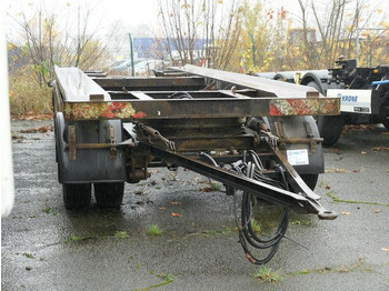 Roll-off/ Skip trailer Hüffermann HAR 18.70, Container, Blattfederung, Außenroller: picture 4