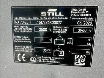 LPG forklift Still RX70-25 T 2.5 ton Duplex Sideshift LPG Heftruck 2020: picture 5