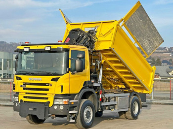 Tipper, Crane truck Scania P360 Kipper 4,50 m *HIAB 122 E-2 HIPRO+FUNK/ 4x4: picture 5