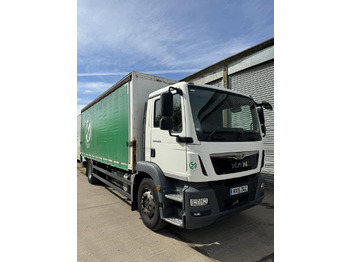 Curtainsider truck MAN TGM 18.250