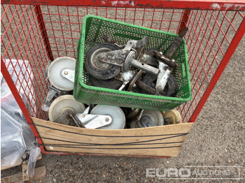 Construction equipment Pallet of Various Cart Wheels: picture 2