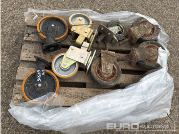 Construction equipment Pallet of Various Cart Wheels: picture 4