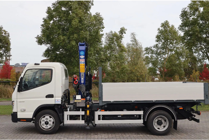 Tipper, Crane truck FUSO Canter 7C18 | 4X2 | 3-WAY TIPPER | PM 6.5 KRAN /CRANE: picture 10