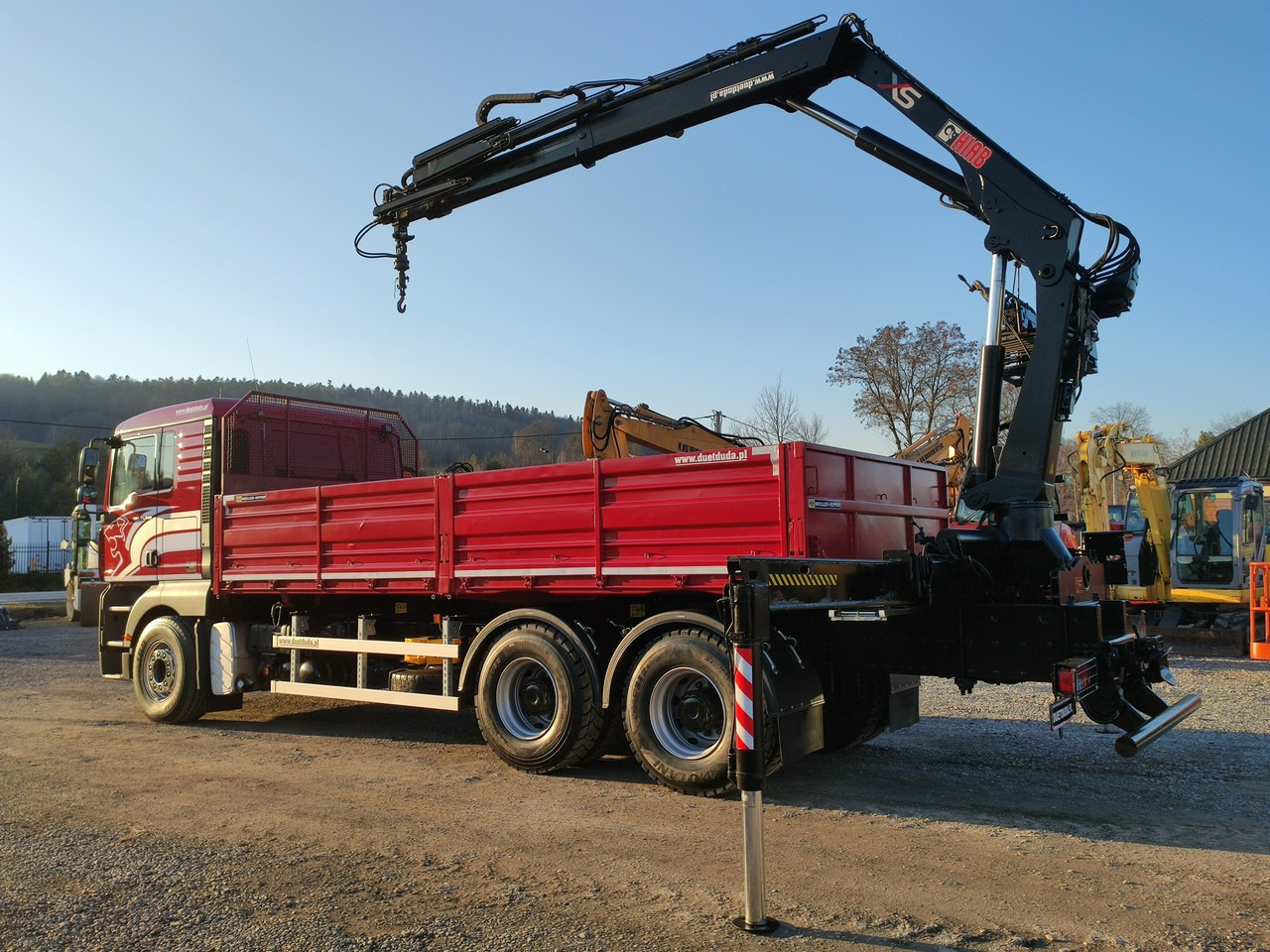 Tipper, Crane truck MAN Man 26.440 6x4 HDS HIAB 166 B-3 DUO Wywrotka Meiller 2-stronna: picture 23