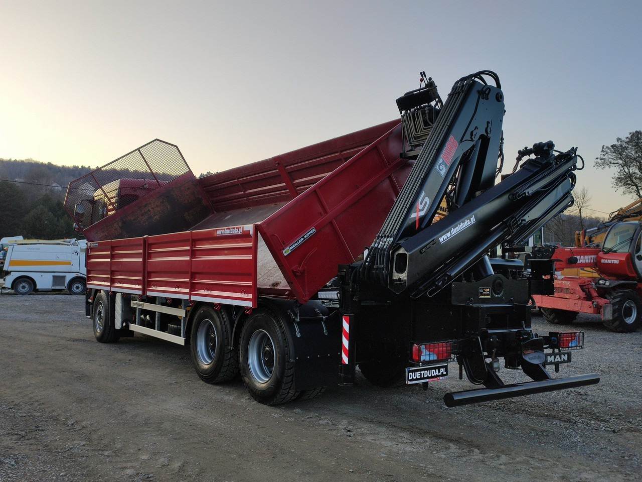 Tipper, Crane truck MAN Man 26.440 6x4 HDS HIAB 166 B-3 DUO Wywrotka Meiller 2-stronna: picture 26