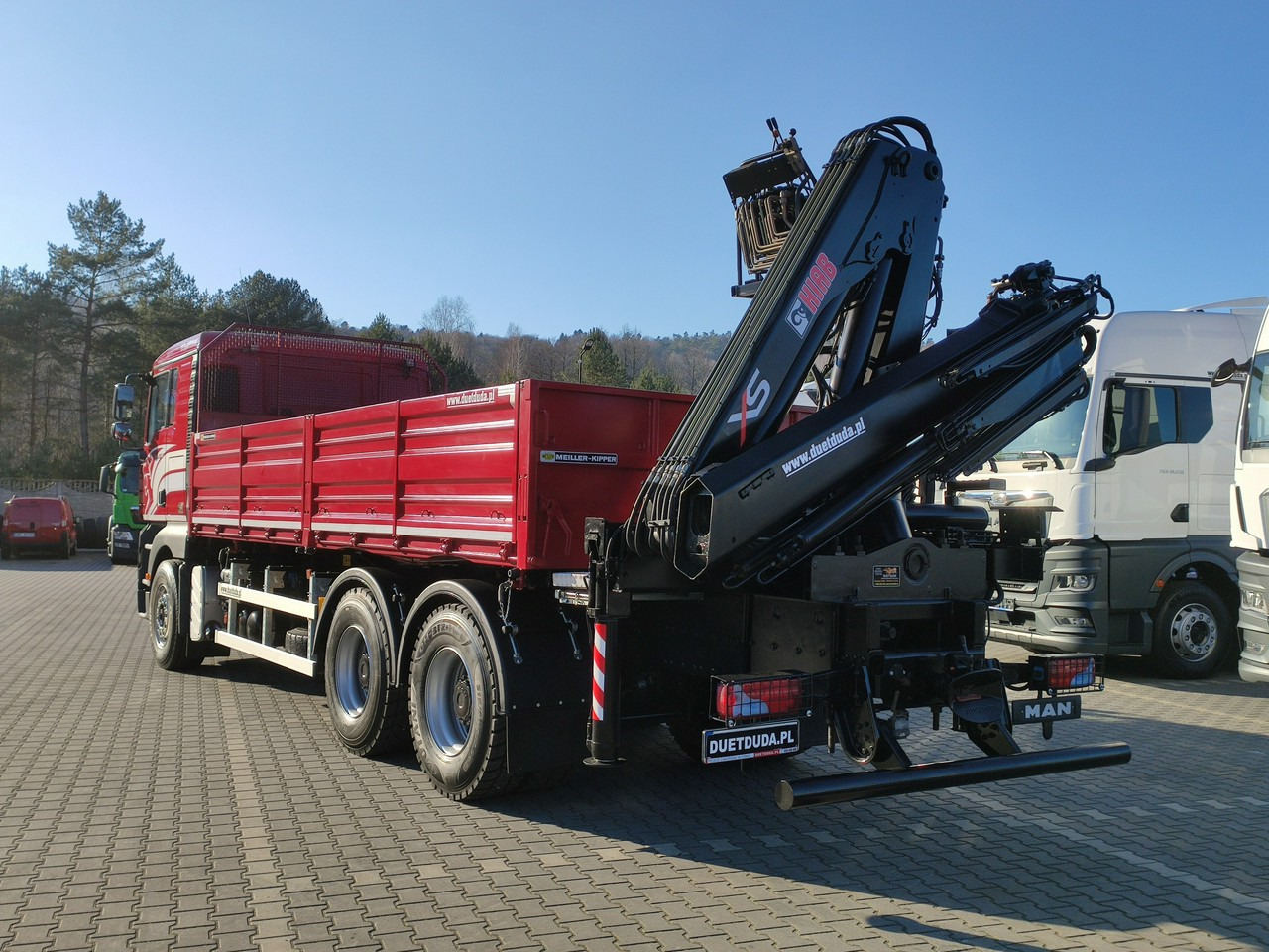 Tipper, Crane truck MAN Man 26.440 6x4 HDS HIAB 166 B-3 DUO Wywrotka Meiller 2-stronna: picture 12