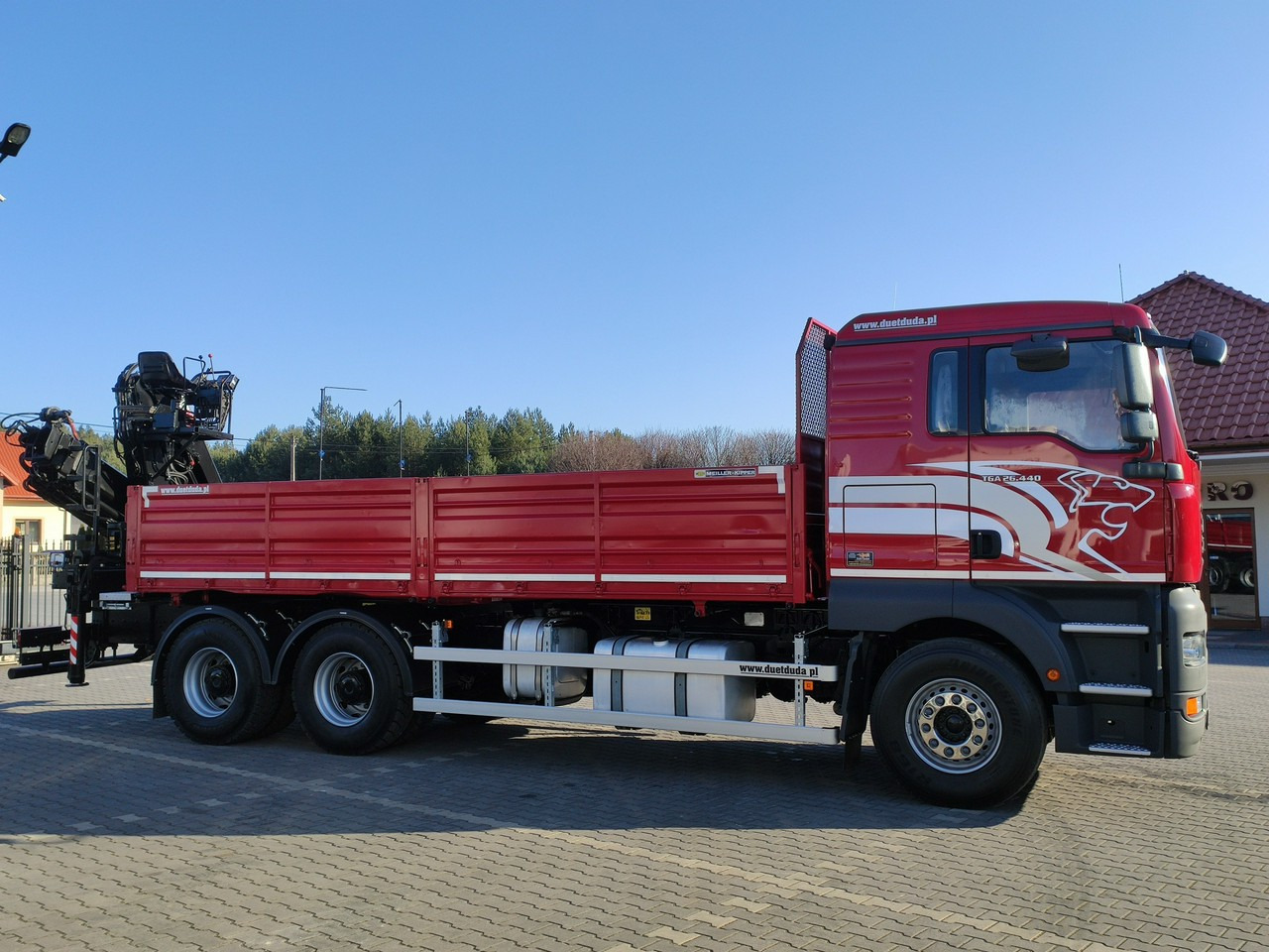 Tipper, Crane truck MAN Man 26.440 6x4 HDS HIAB 166 B-3 DUO Wywrotka Meiller 2-stronna: picture 11