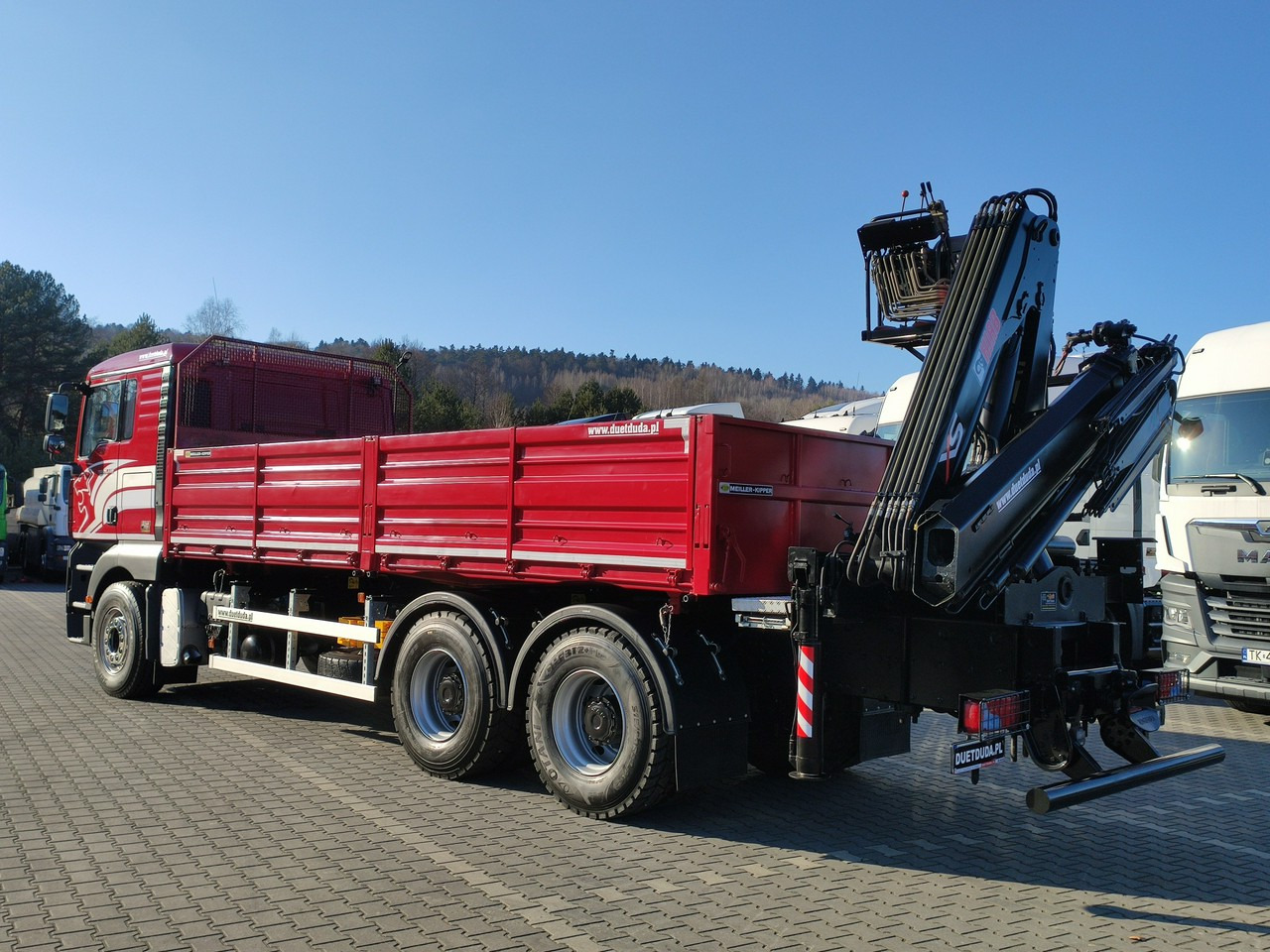 Tipper, Crane truck MAN Man 26.440 6x4 HDS HIAB 166 B-3 DUO Wywrotka Meiller 2-stronna: picture 7