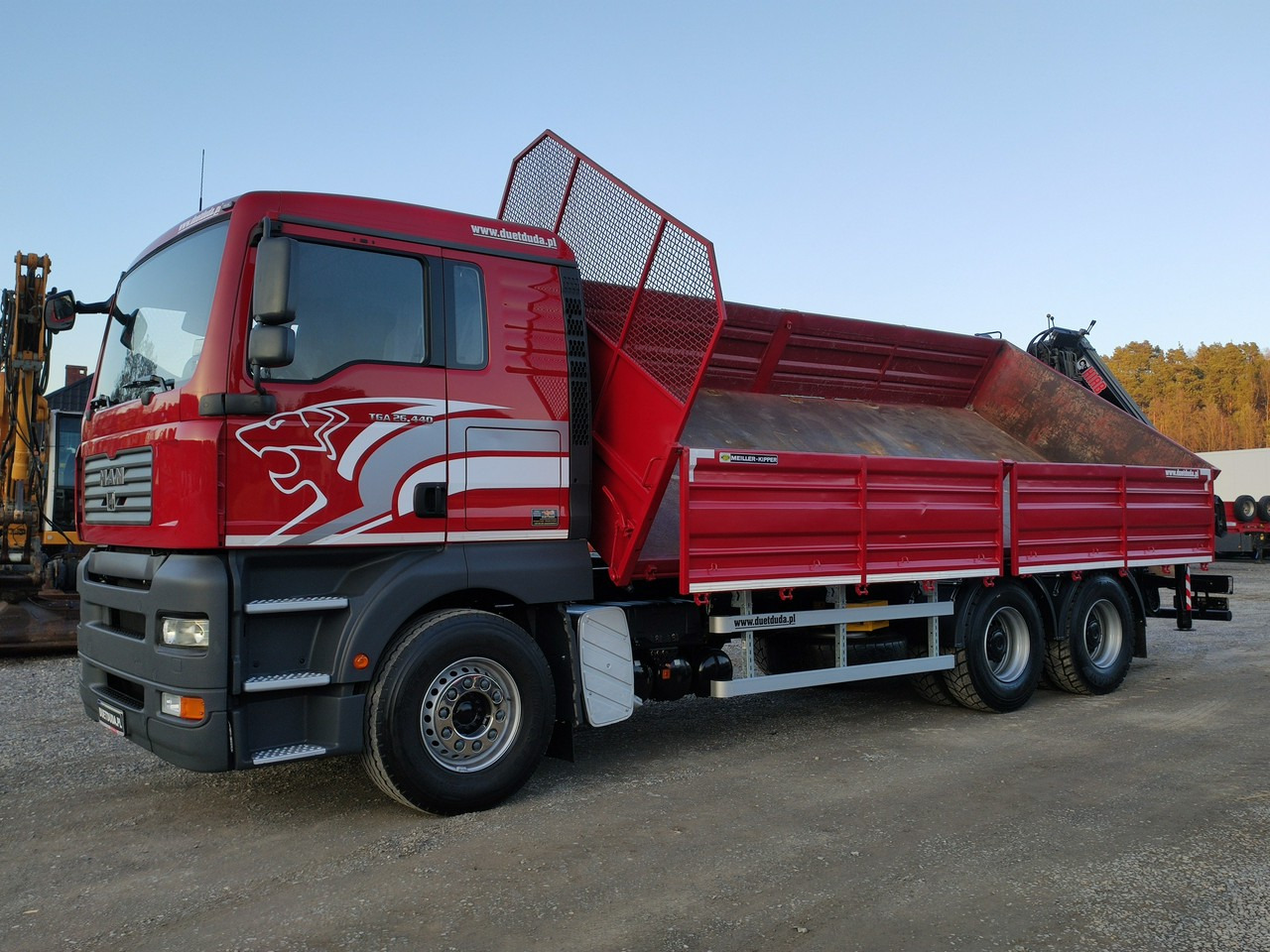 Tipper, Crane truck MAN Man 26.440 6x4 HDS HIAB 166 B-3 DUO Wywrotka Meiller 2-stronna: picture 24