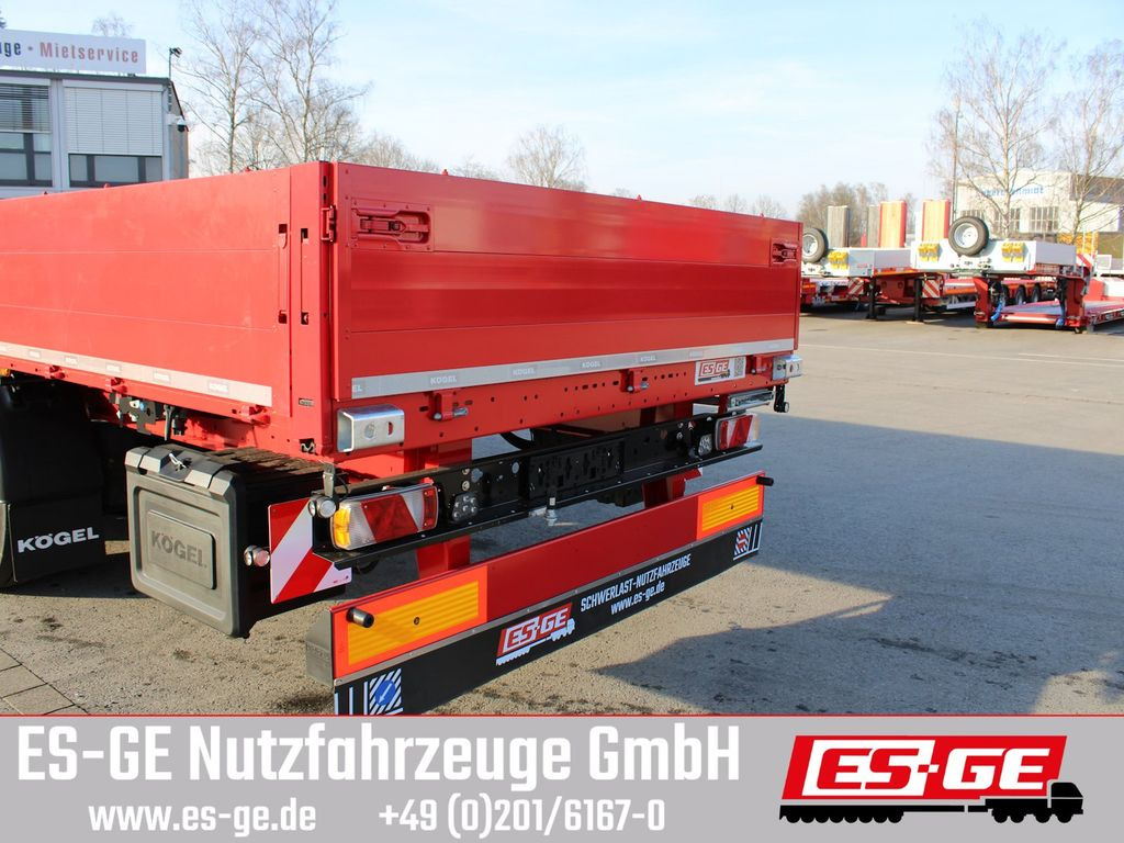 New Dropside/ Flatbed semi-trailer Kögel Multi Chassis, verstärkt, Bordwände: picture 7