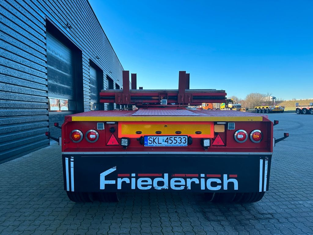 Dropside/ Flatbed semi-trailer Faymonville Friedrich 3 achs nachläufer: picture 9