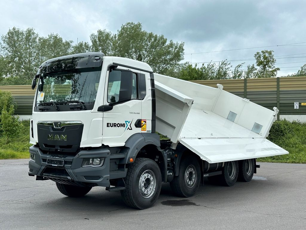 New Tipper MAN TGS 35.480 8x4 EuromixMTP 2-Seiten-Kipper: picture 19