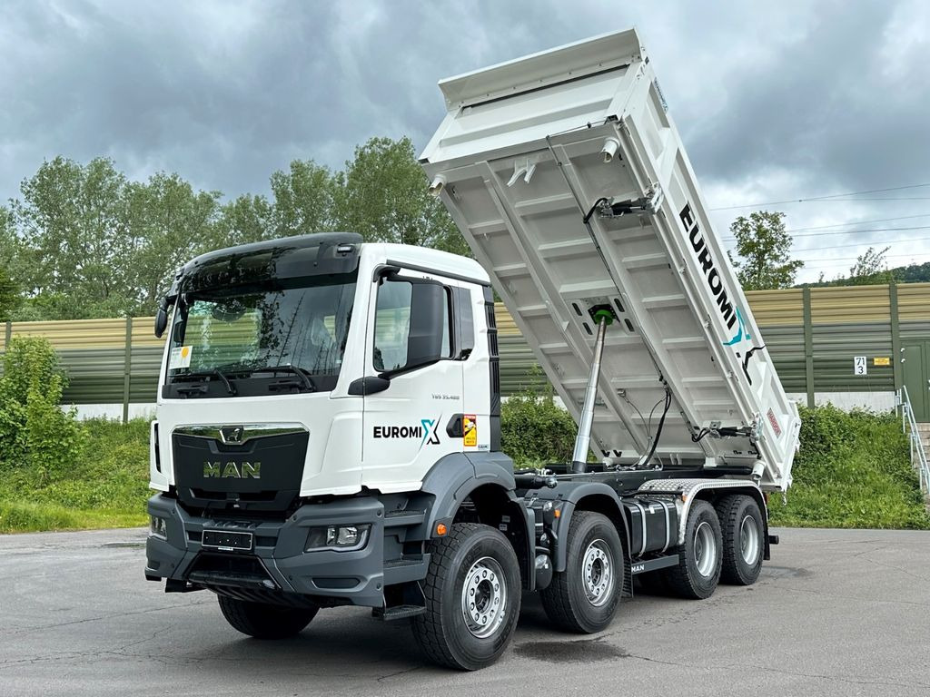 New Tipper MAN TGS 35.480 8x4 EuromixMTP 2-Seiten-Kipper: picture 11