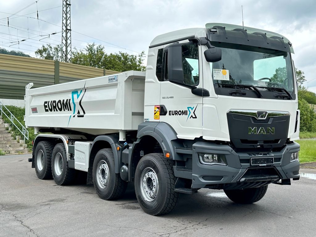 New Tipper MAN TGS 35.480 8x4 EuromixMTP 2-Seiten-Kipper: picture 10