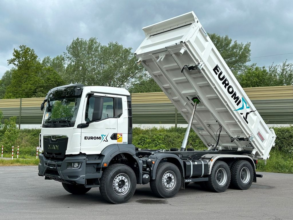 New Tipper MAN TGS 35.480 8x4 EuromixMTP 2-Seiten-Kipper: picture 20