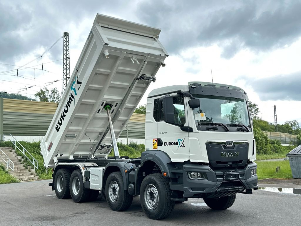 New Tipper MAN TGS 35.480 8x4 EuromixMTP 2-Seiten-Kipper: picture 17