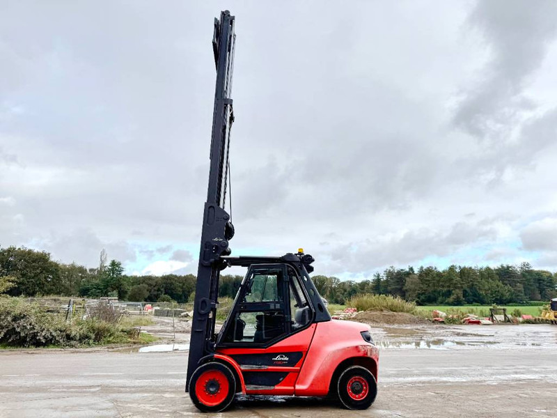 Diesel forklift Linde H80D-03 - Triplex / German Machine: picture 17