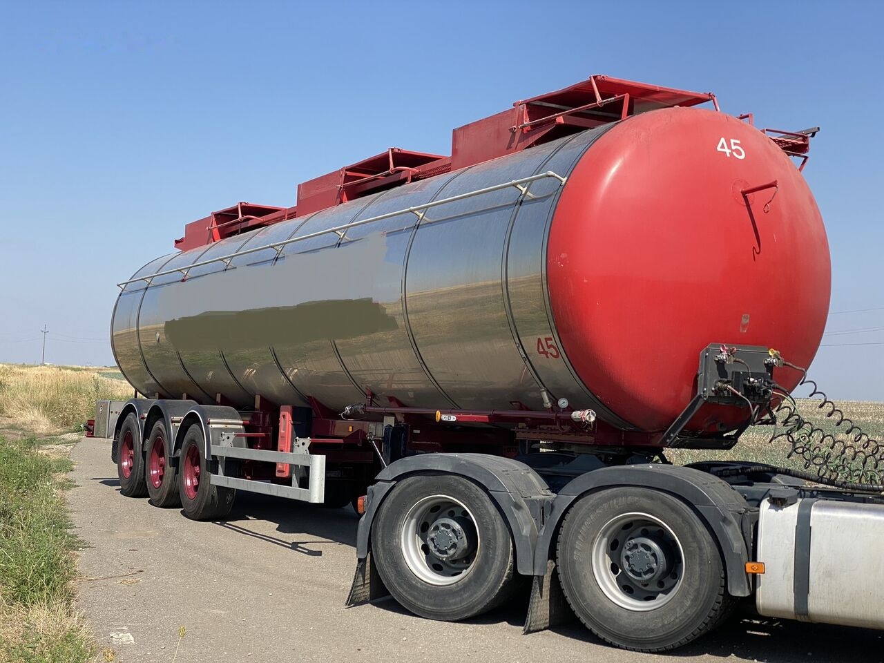 Tank semi-trailer for transportation of food LAG Cisterna Inox alimentar -REVIZIE COMPLETA - agricultura - AZOT: picture 16