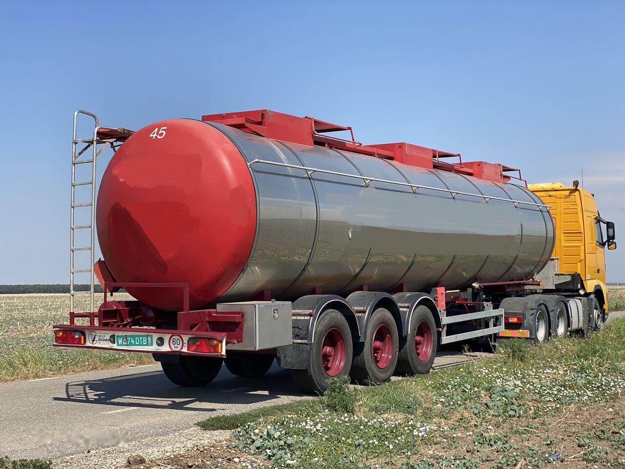 Tank semi-trailer for transportation of food LAG Cisterna Inox alimentar -REVIZIE COMPLETA - agricultura - AZOT: picture 17