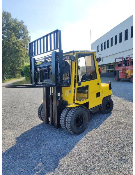 Forklift Hyster Forklift free lift / triple / side shift H60XM: picture 6