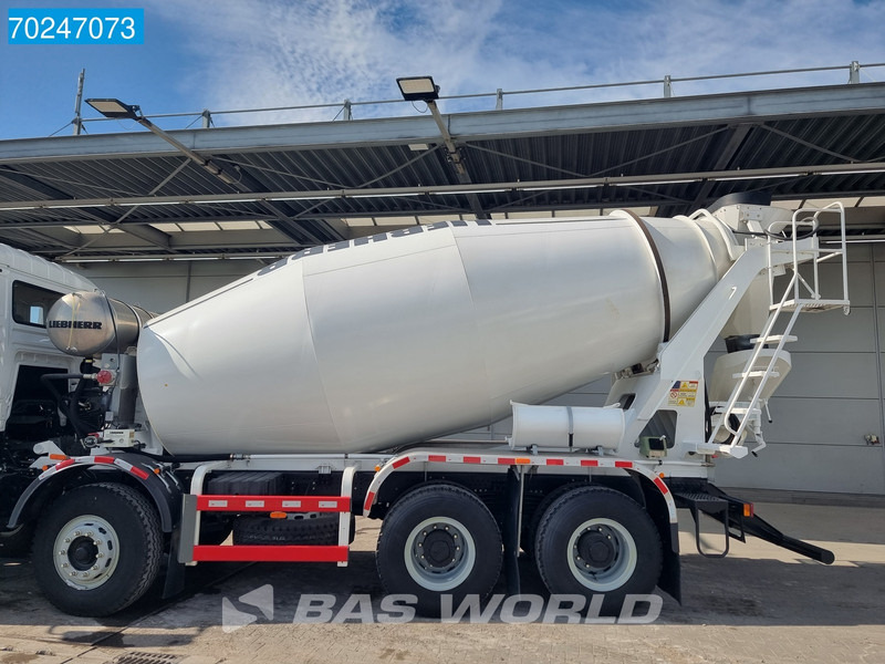 New Concrete mixer truck SHACMAN M3000 S 8X4 8m3 Liebherr mixer Manual Big-Axle Steelsuspension: picture 9