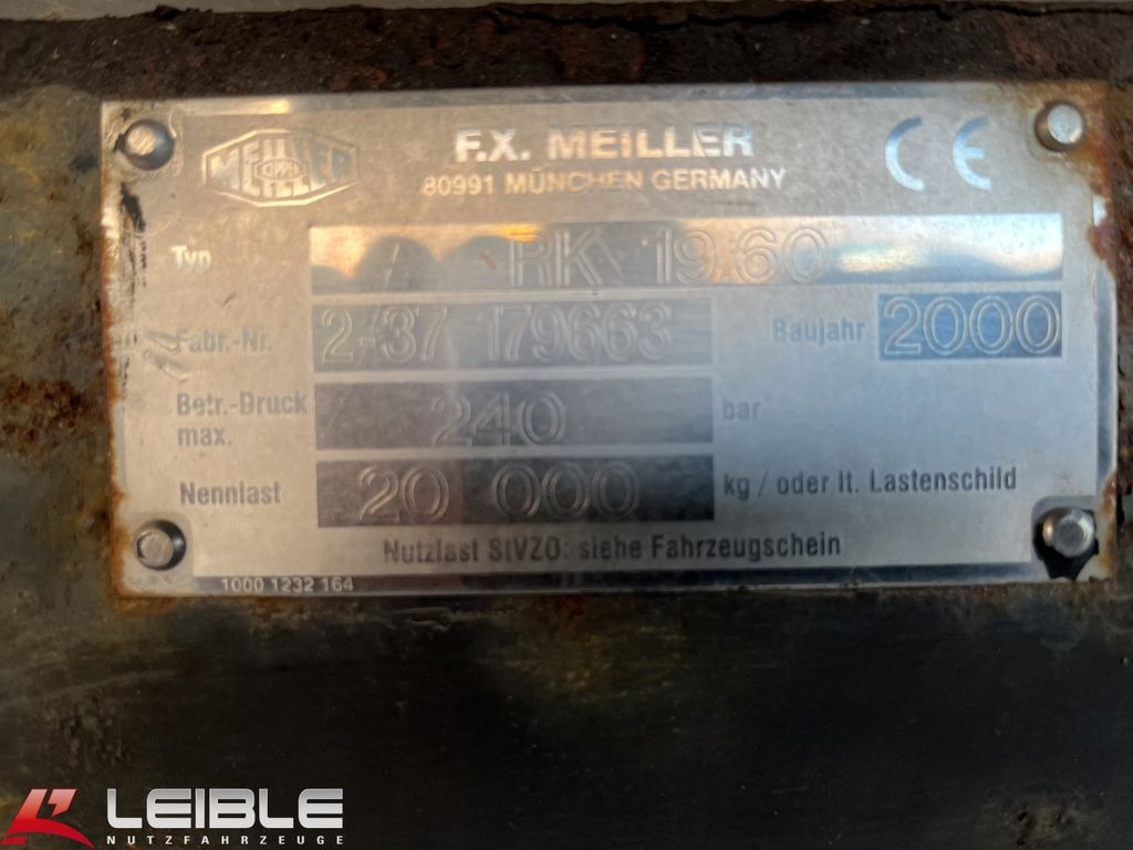 Hook lift truck MAN 26.414 6x4*Meiller RK19.60*AP-Achsen*394 TKM*: picture 9