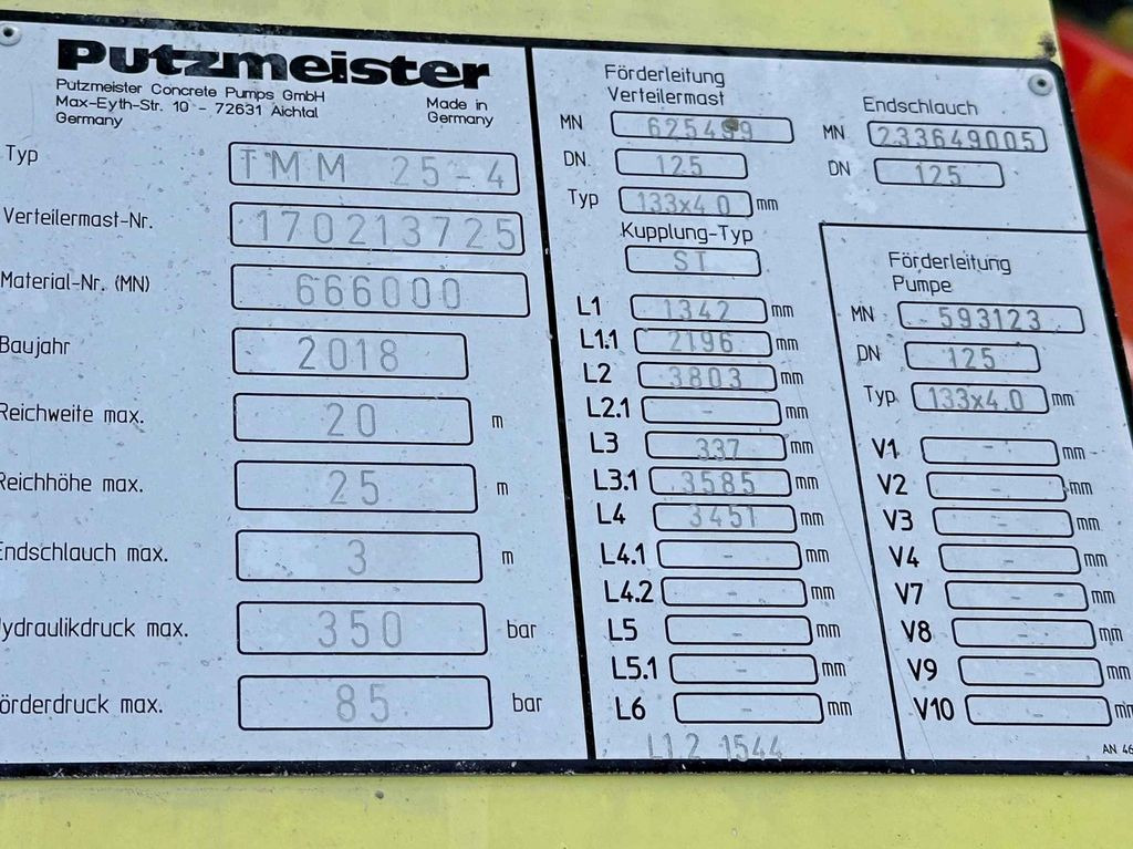 Lease a MAN TGS 35.460 * Betonpumpe 25 m * 8x4  MAN TGS 35.460 * Betonpumpe 25 m * 8x4: picture 11