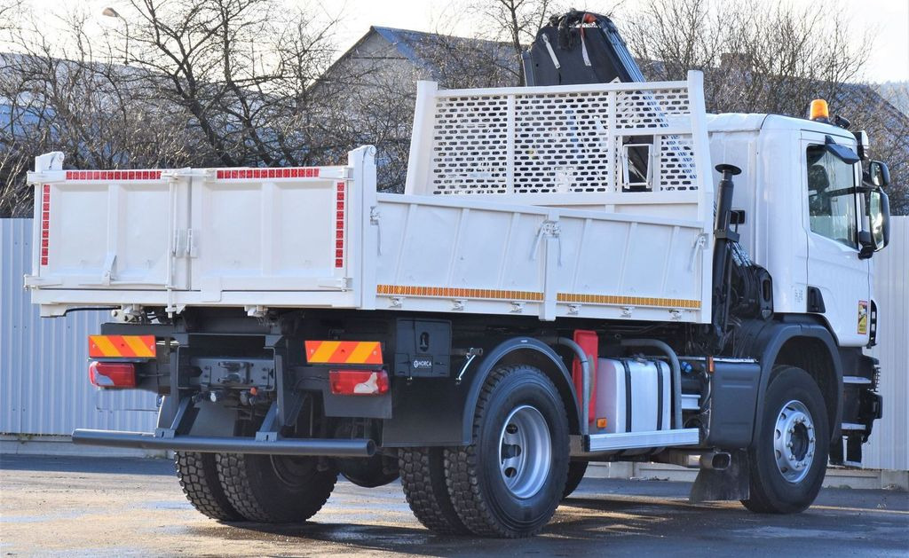 Crane truck, Tipper Scania P320 Kipper 3,90m *BORDMATIC*HIAB 122B-2DUO* TOP: picture 6