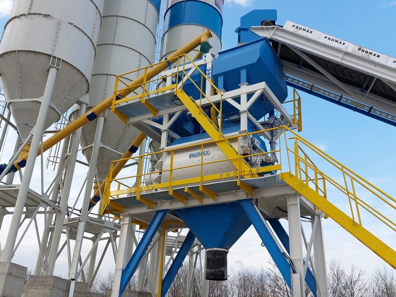 New Concrete plant Promax Stationary Concrete Batching Plant S130-TWN (130m/h): picture 6