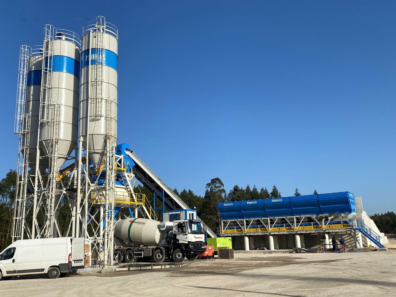 New Concrete plant Promax Stationary Concrete Batching Plant S130-TWN (130m/h): picture 10