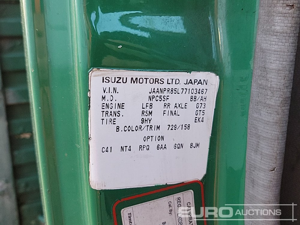 Dropside/ Flatbed truck 2008 Isuzu NKR: picture 34