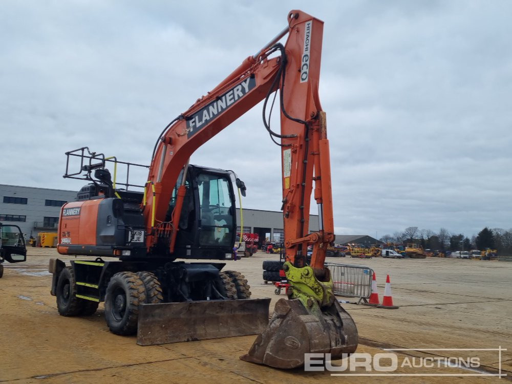 Wheel excavator 2018 Hitachi ZX140W-6: picture 7