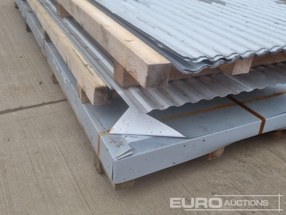 Construction equipment Corrugated Roofing Sheets (2 Pallets of), 4' x 10' Metal Sheets (1 Pallet of): picture 11