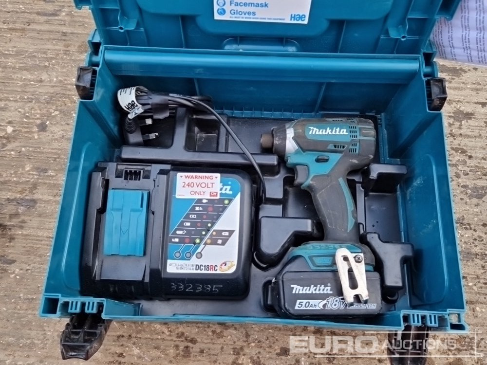 Construction equipment Makita 110Volt Impact Gun, 110Volt Hammer Drill, Battery Impact Gun (2 of), Battery Hammer Drill, Spectra Laser Level: picture 22