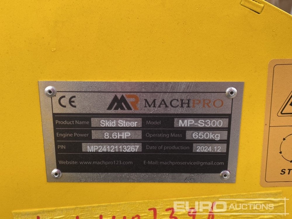 Skid steer loader Unused 2024 Machpro MP-S300: picture 19