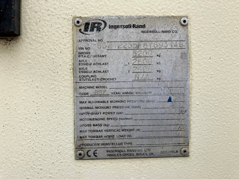 Air compressor Ingersoll Rand 12/235: picture 12